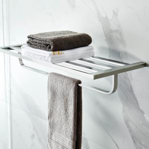 China Customized Stainless Steel Double Bar Towel Rack 60cm For Kitchen on sale