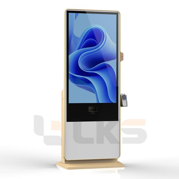 Quality 55 Inch Indoor Floor Standing LCD Digital Signage Touch Screen Advertising Machine With Android System Player for sale