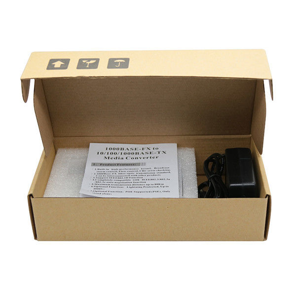 Singlemode Dual Fiber To Rj45 Media Converter / SC Media Converter 1310nm