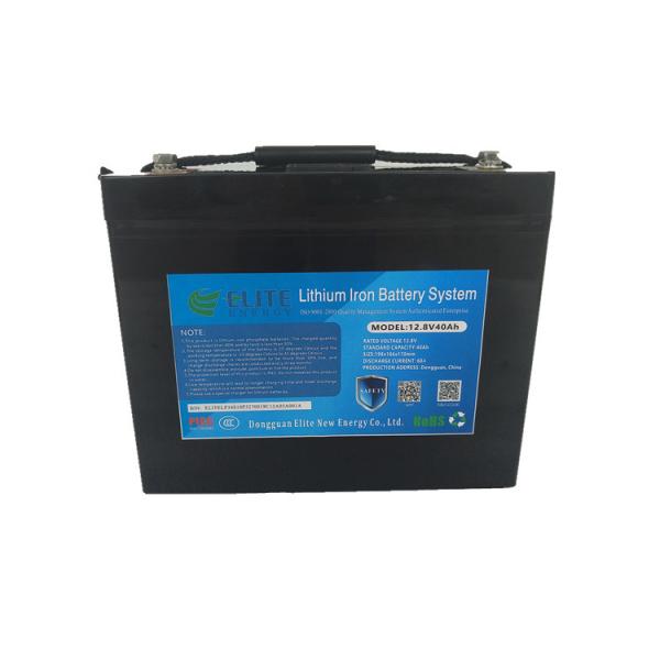 Quality 12V 512wh Lithium Ion Battery Energy Storage 40Ah LiFePO4 Battery Pack for sale