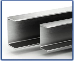 China U Shape Stainless Steel Extrusion Profile 4mm 304 Metal Tile Trim on sale