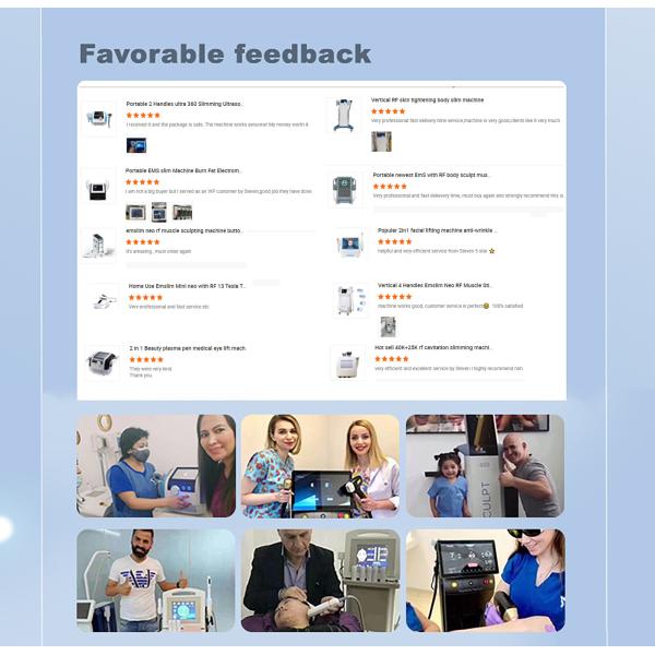 peface 2 Handles EMS Body Slimming Machine 150Hz For Enhanced Muscle