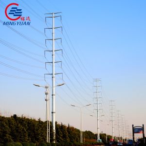 Wholesale Hot Dip 12m Galvanized Steel Power Pole 138kv Electric from china suppliers