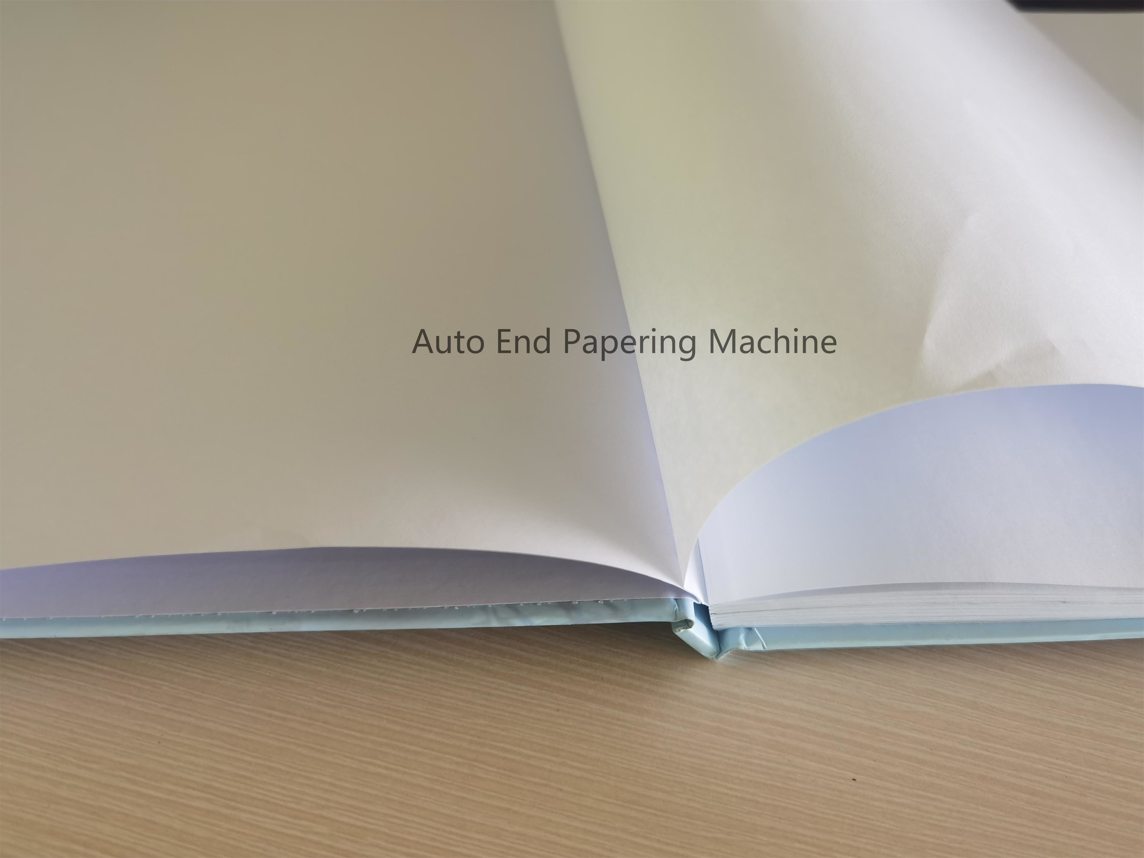 High Speed Automatic Notebook End Papering Machine Page Inserting Notebook Binding Machine MF-EIM450