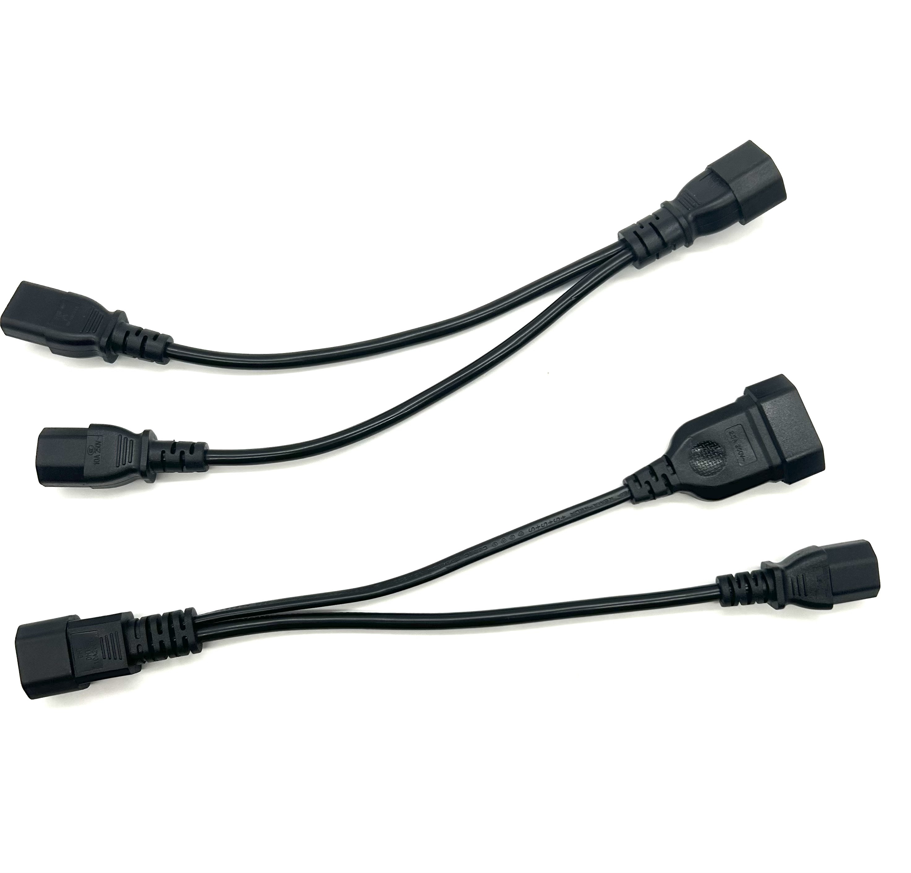 PDU Y Splitter C14 To C13 C5 And Type C Socket Power Adapter cable customized