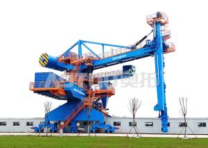 High Capacity Coal Unloader / Blue Coal Unloading Equipment Low Noise
