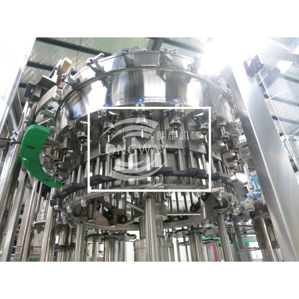 Long warranty 3 in 1 Automatic Gas drink Rotary Rinser Filler capper machine