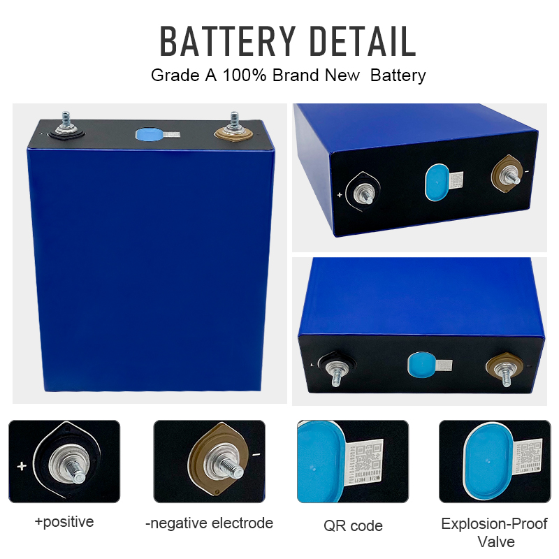 280ah Rechargeable Lithium Battery Pack Lifepo4 Cell 6000 Cycle