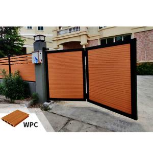 Wholesale Modern WPC Panel For Gate Custom WPC Wood Plastic Composite Gate from china suppliers