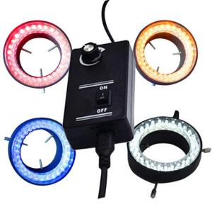 China Colorful Yellow Red Microscope Led Ring Light Microscope Ring Light Illuminator on sale