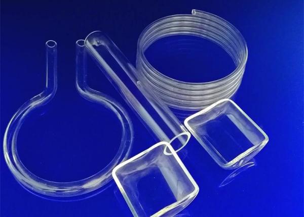 Quality Filter UV Quartz Glass Tube 100mm-2500mm Length SIO2>99.99% Material for sale
