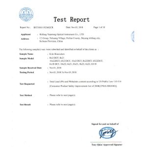 Sichuan Tontube Technology Co.,LTD Certifications