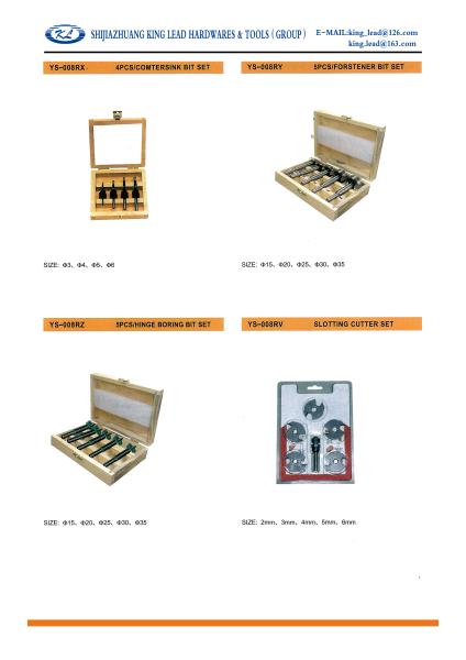 Quality 4PCS/COMTERSINK BIT SET for sale