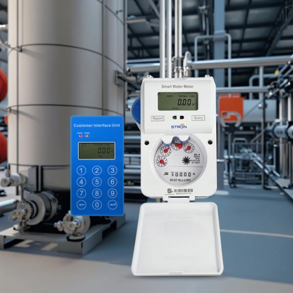 NEMSA Certificated STS Split Keypad Prepaid RF Brass/Plastic Intelligent Water Meter with CIU