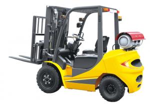 Wholesale Speed 20km / H Dual Fuel Forklift 3.5 Ton , LPG Forklift Truck With Clear Visibility from china suppliers