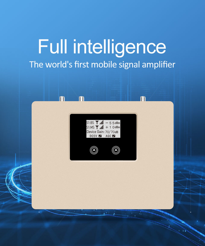 2G 3G 4G Dual Band Repeater LCD Display 1800/2100MHz Mobile Signal Booster Amplifier 1