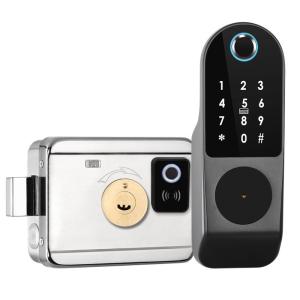 China Bluetooth Keyless Biometric Fingerprint Deadbolt Door Lock Waterproof on sale