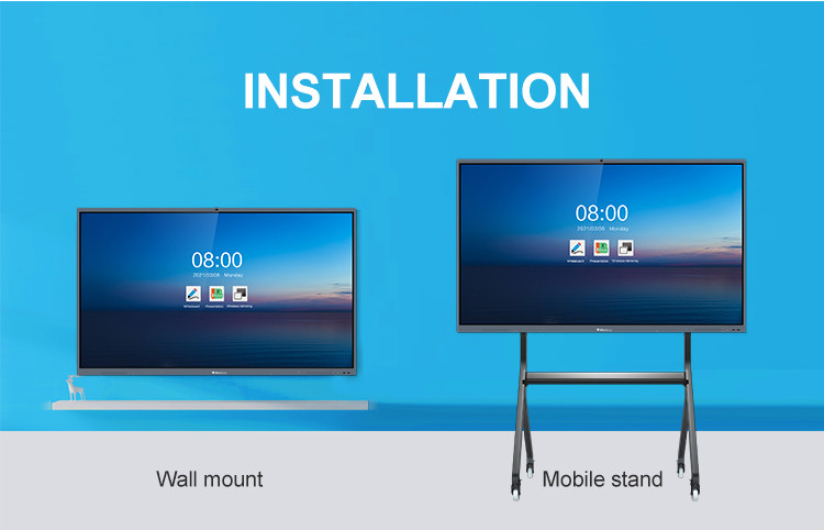 Smart Interactive Whiteboard 65" Interactive Display Interactive Flat Panel For Kids
