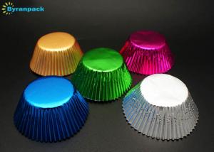 Colorful Muffin Foil Baking Cups / Personalized Aluminum Foil Cupcake Liners