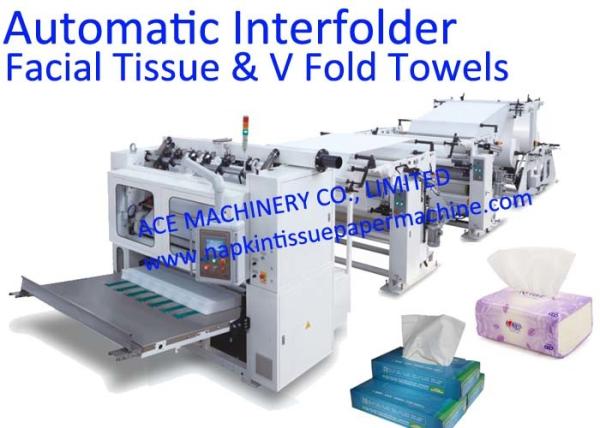 Quality High Speed Facial Tissue Paper Folding Machine High Capacity With Embossing for sale
