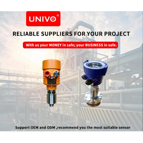 Mounting Type UNIVO UBLG-80D 80G Radar level gauge for precise solid liquid detection