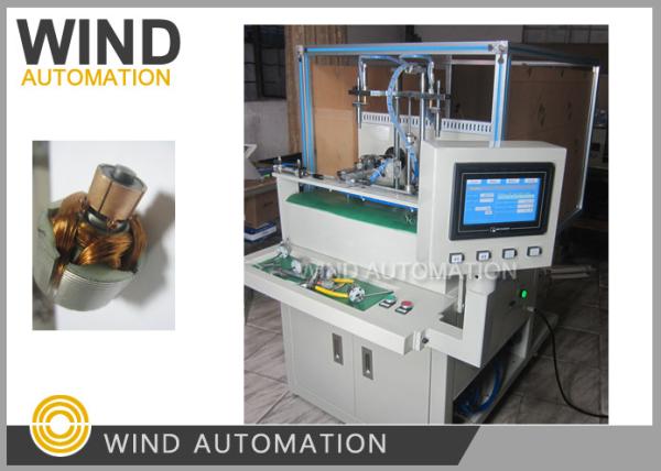 Quality Double Station Armature Electric Motor Winding Machine / Small Rotor Winder for sale