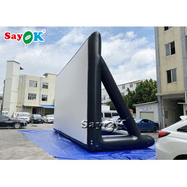 Inflatable Backyard Movie Screen Public Venues 9x6mH Pvc Airtight Inflatable Movie Projector Screen