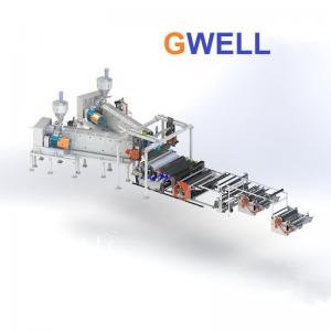 Wholesale Efficient EPE Foam Sheet Extrusion Line Screw Diameter 45 - 150mm Motor Power 37 - 160KW from china suppliers