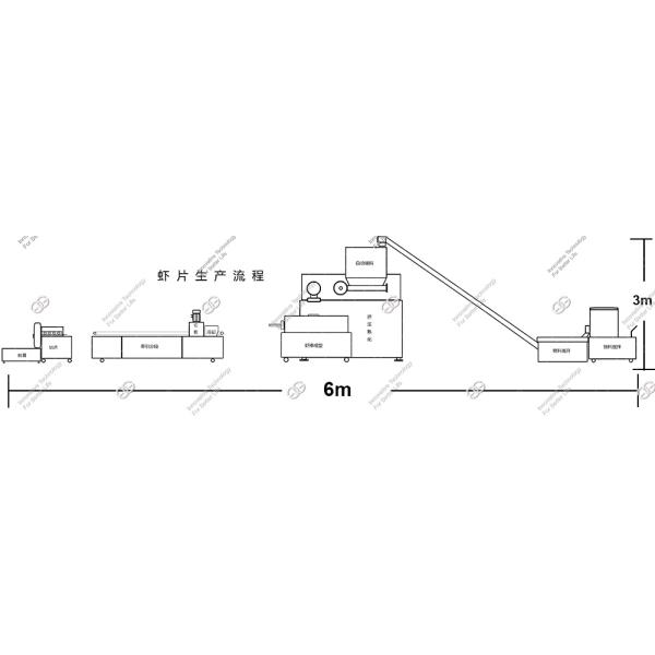 Prawn Cracker Making Machine Production Process