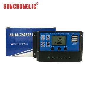 Wholesale 12v / 24v pwm solar charger controllers 5v / 2a usb output from china suppliers