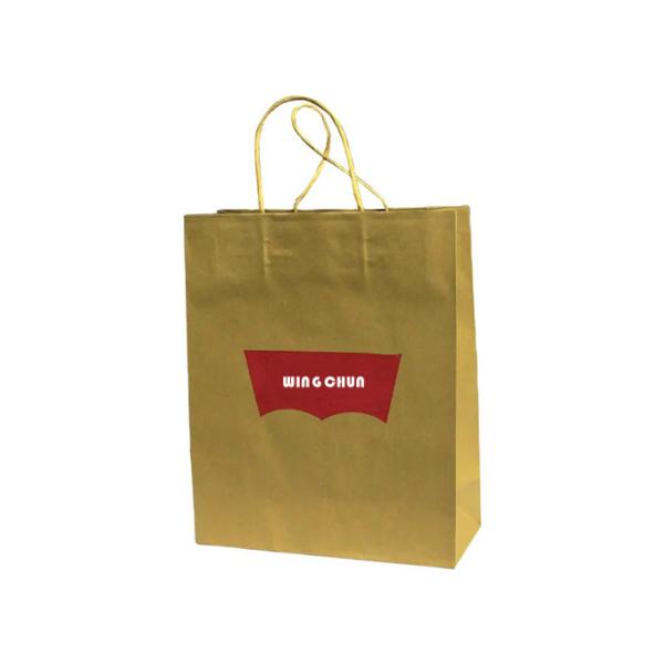 Customized Logo OEM ODM Recycled Paper Gift Bags With Twisted Handle