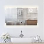 LED Ambient Light - Equipped Rectangular Bathroom Mirror: Creating an Exquisite