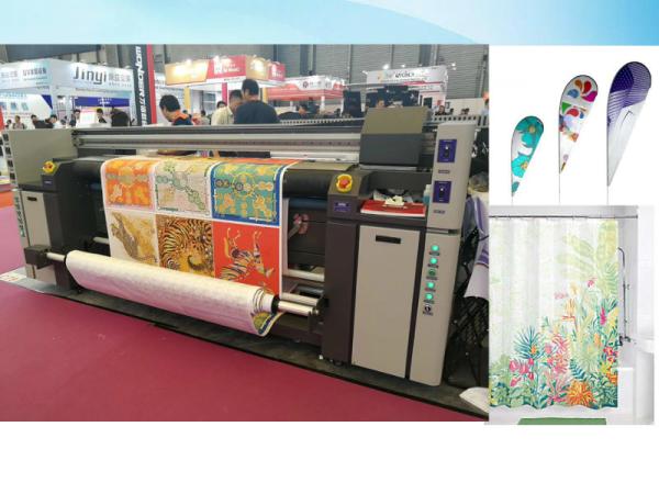 Quality Feather Flags Printing Machine CMYK Banner Fabric Printer for sale