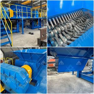 Car Hub Aluminium Shredder Waste Aluminum Shredder Machine Customized