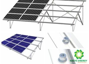 China PV Anodized Aluminum Solar Panel Mounting System Roll Ground on sale