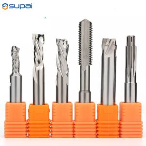 China Carbide Cutter Up&Down Woodworking Compression Router Bit CNC Wood End Mill Cutting Tools on sale