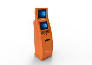 China High Brightness Free Standing Kiosk 24 Inch Touch Monitor With 2D Barcode Scanner on sale