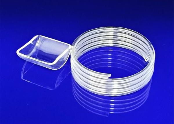 Quality End Lamps Quartz Glass Tube Thermoelectric Boiler High Temperature Resistance Quartz Glass  Custom Dimension for sale