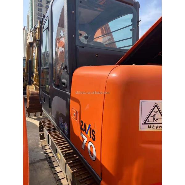 Hitachi in stock Used mini digger Japanese HITACHI 70 for sale/Second hand Small Crawler Excavator good condition HITACHI 70