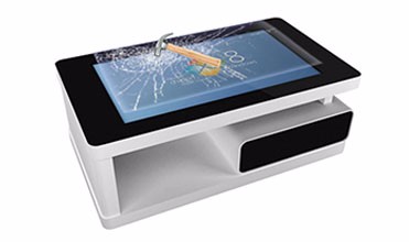 LCD Microsoft Surface Multi Touch Screen Table , Hotel High Definition Touch Screen Glass Table