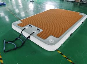 Wholesale Customized Inflatable Pool Float Mattress Dock Drop Stitch from china suppliers