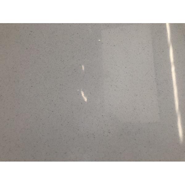 Artificial Stone Polished Particle Series White Quartz Slab for Counter Tops