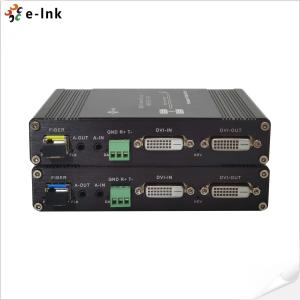 China 6W GPIO 1Ch 1080P Bidi DVI RS232 fiber video converter on sale