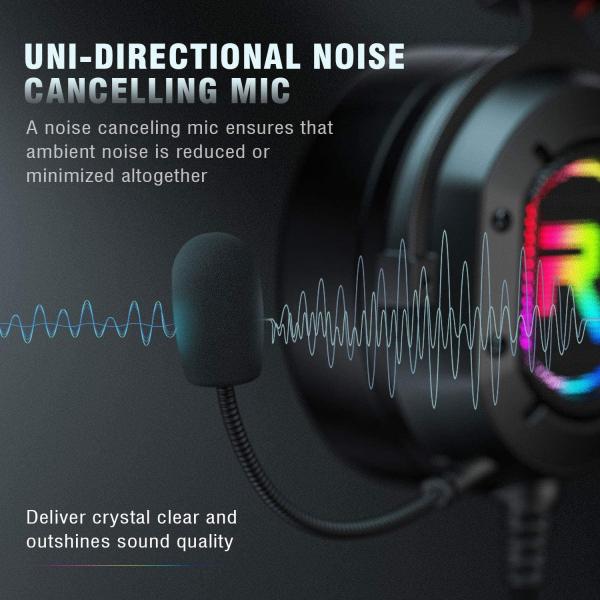 Xbox One 50mm 20000Hz 2.2m Runmus K3 Gaming Headset