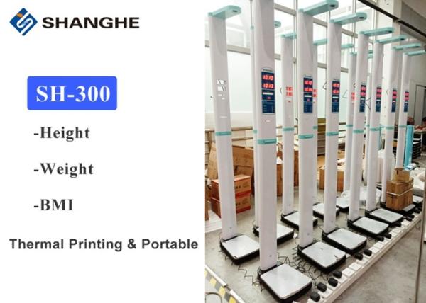 Quality Flexible To Move BMI Weight Scale Machine With Voice Talking / LED Dispaly for sale