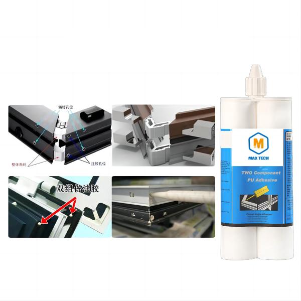 Quality Two Component Polyurethane Adhesive Sealant for Corner Angle Frame Assembly for Windows and Doors for sale