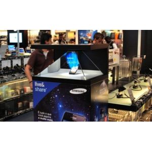 42'' Virtual Projection Hologram Pyramid For Exhibition , Trade Show