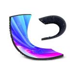 P1.25 Flexible LED Display Screen Special Shape Soft Module For Welcome Display