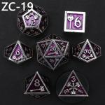 Customizable polyhedral dice set role-playing dice game RPG Dungeon and Dragon