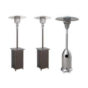 Outdoor Silver Flexible Propane Gas Electric outdoor natural gas patio heater